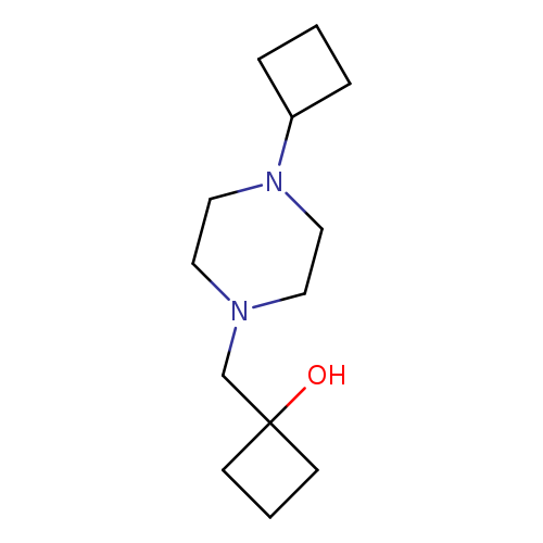 1-[(4-cyclobutylpiperazin-1-yl)methyl]cyclobutan-1-ol