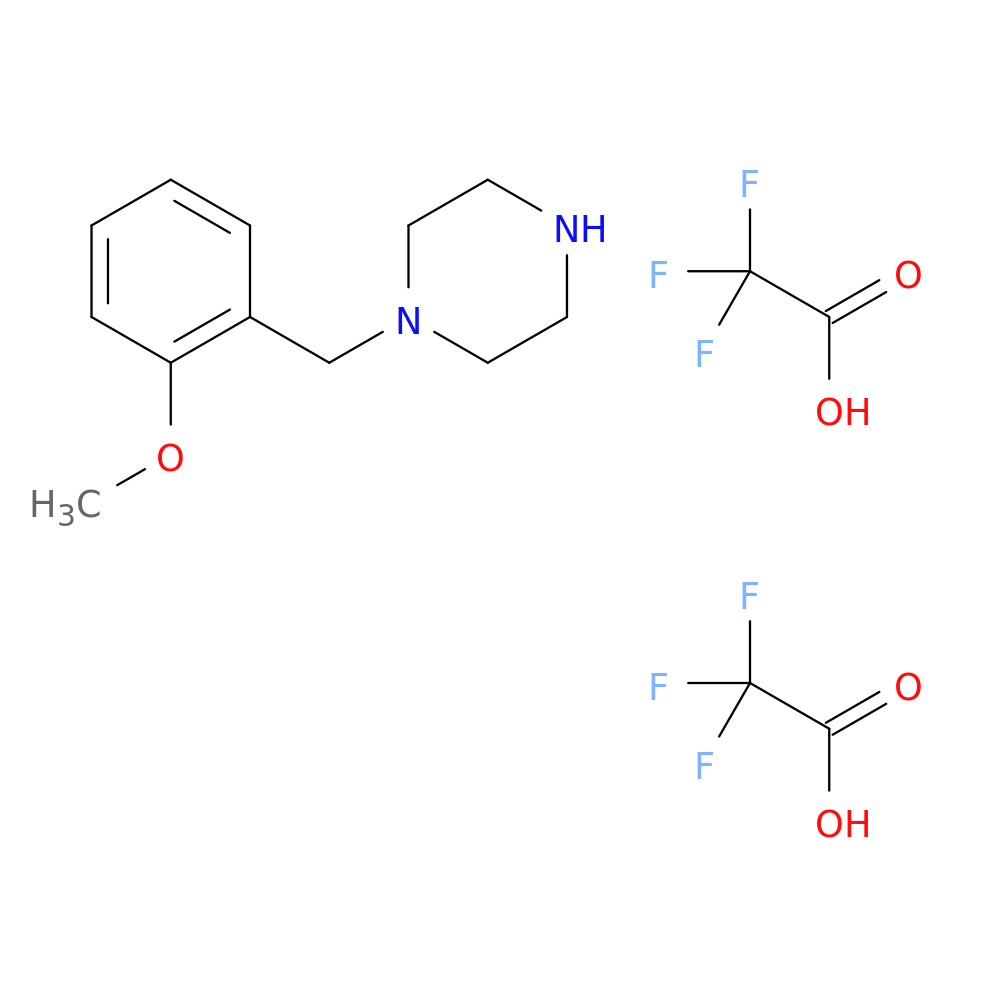 1-(2-methoxybenzyl)piperazine bis(trifluoroacetate)