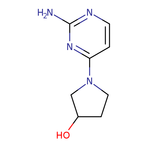 1-(2-aminopyrimidin-4-yl)pyrrolidin-3-ol