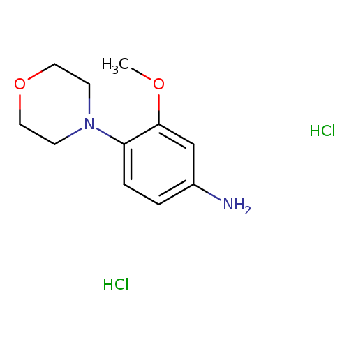 Benzenamine, 3-methoxy-4-(4-morpholinyl)-, hydrochloride (1:2)