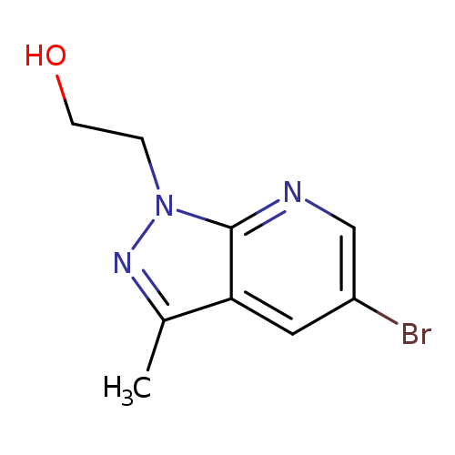 2-{5-bromo-3-methyl-1H-pyrazolo[3,4-b]pyridin-1-yl}ethan-1-ol