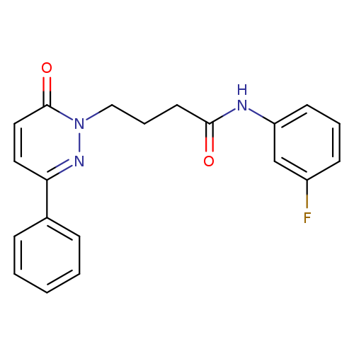 N-(3-fluorophenyl)-4-(6-oxo-3-phenyl-1,6-dihydropyridazin-1-yl)butanamide