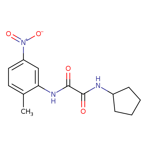 N-cyclopentyl-N'-(2-methyl-5-nitrophenyl)ethanediamide
