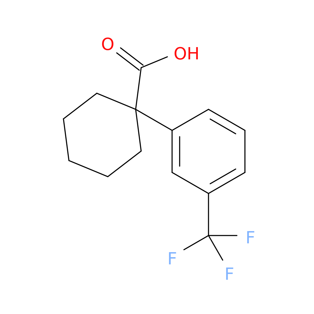 1-[3-(trifluoromethyl)phenyl]cyclohexane-1-carboxylic acid