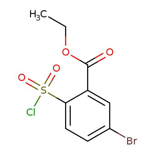 ethyl 5-bromo-2-(chlorosulfonyl)benzoate