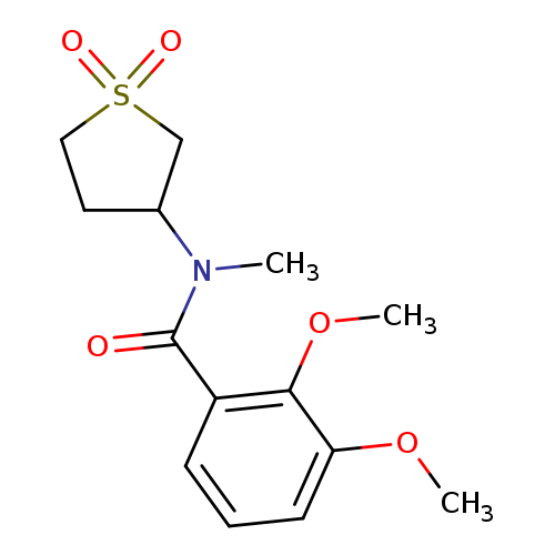 N-(1,1-dioxo-1lambda6-thiolan-3-yl)-2,3-dimethoxy-N-methylbenzamide