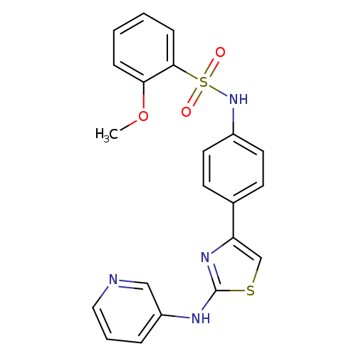 2-methoxy-N-(4-{2-[(pyridin-3-yl)amino]-1,3-thiazol-4-yl}phenyl)benzene-1-sulfonamide
