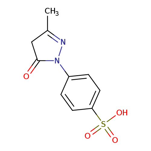 4-(3-Methyl-5-oxo-4,5-dihydro-1H-pyrazol-1-yl)benzenesulfonic acid