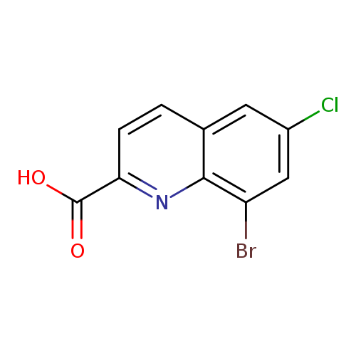 8-bromo-6-chloroquinoline-2-carboxylic acid