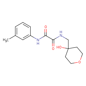N-[(4-hydroxyoxan-4-yl)methyl]-N'-(3-methylphenyl)ethanediamide