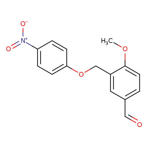 4-Methoxy-3-[(4-nitrophenoxy)methyl]benzaldehyde