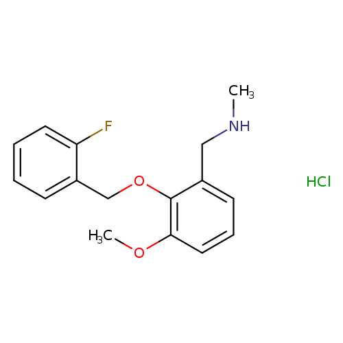 ({2-[(2-fluorophenyl)methoxy]-3-methoxyphenyl}methyl)(methyl)amine hydrochloride
