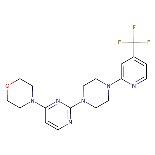 4-(2-{4-[4-(trifluoromethyl)pyridin-2-yl]piperazin-1-yl}pyrimidin-4-yl)morpholine