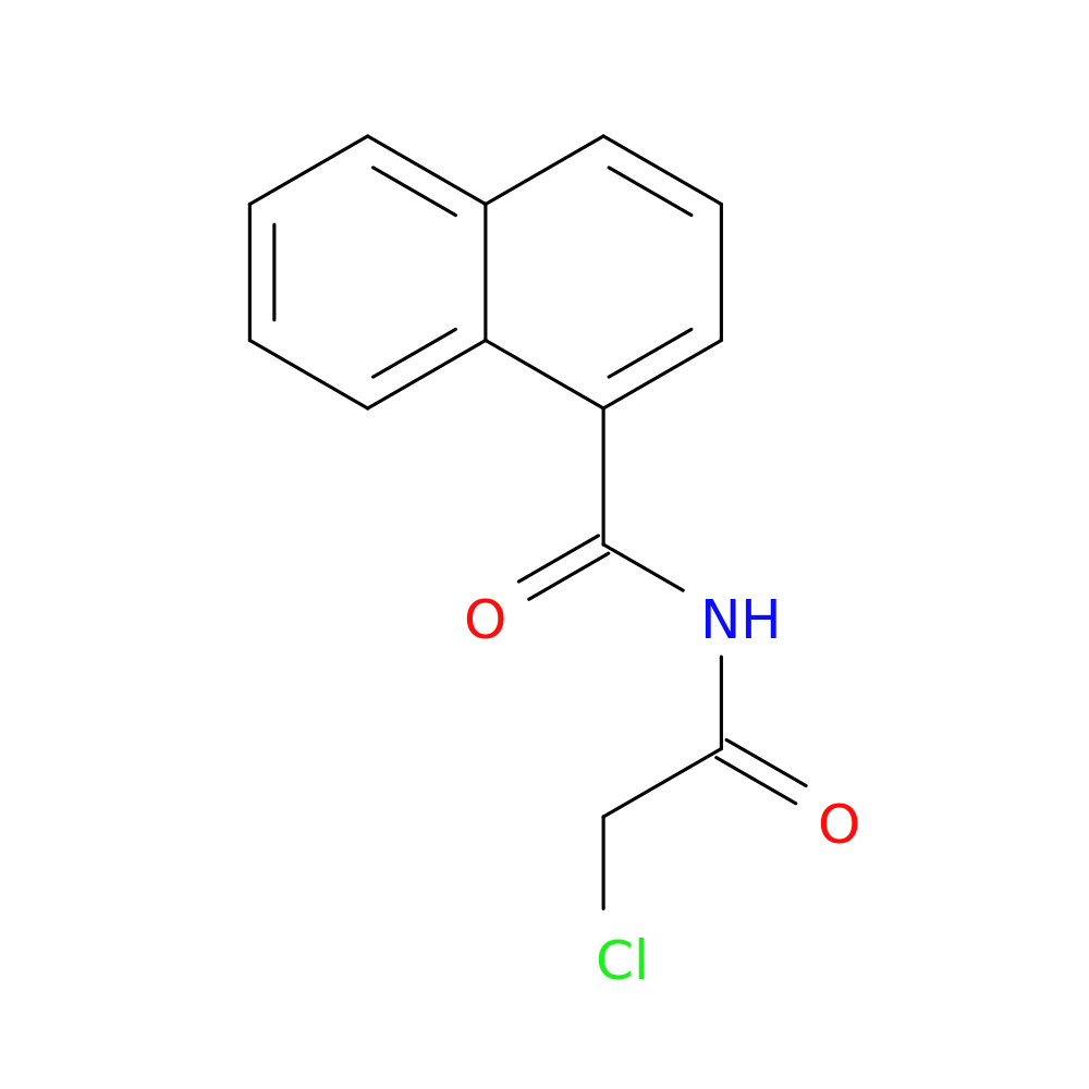 N-(2-chloroacetyl)naphthalene-1-carboxamide