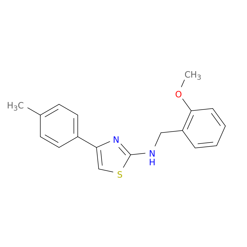 N-(2-Methoxybenzyl)-4-(p-tolyl)thiazol-2-amine