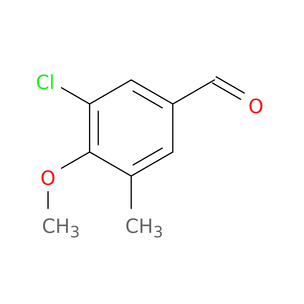 Benzaldehyde, 3-chloro-4-methoxy-5-methyl-
