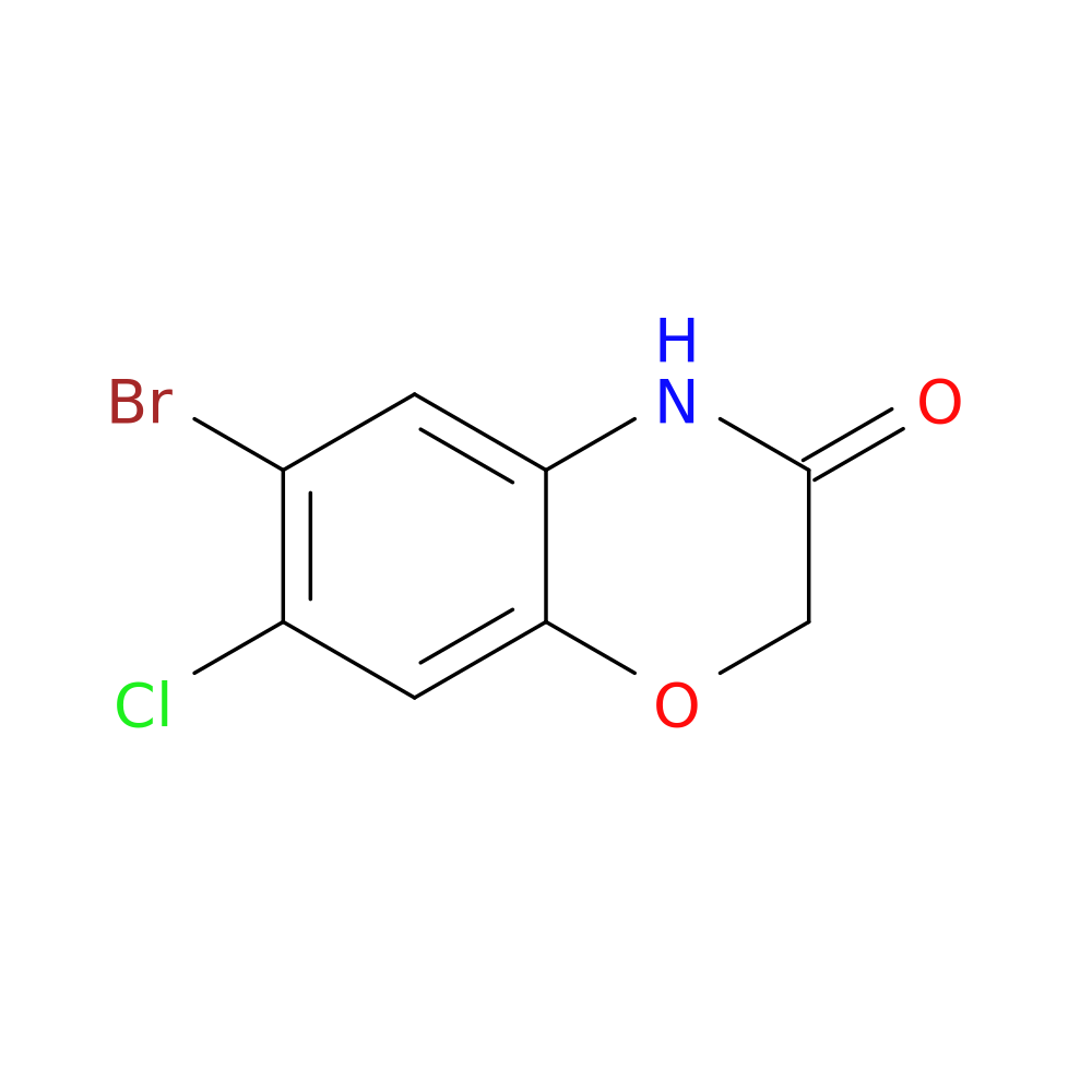 6-Bromo-7-chloro-2,4-dihydro-1,4-benzoxazin-3-one