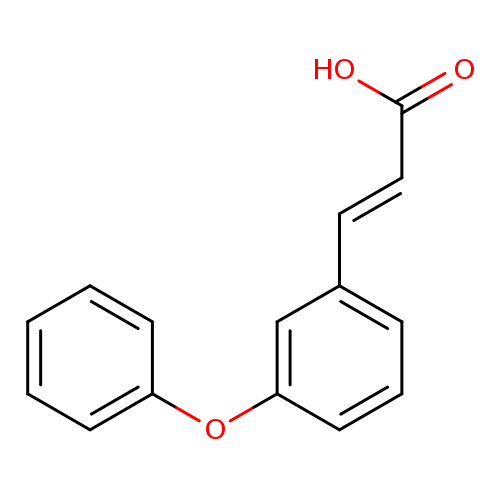 2-Propenoic acid, 3-(3-phenoxyphenyl)-, (E)-