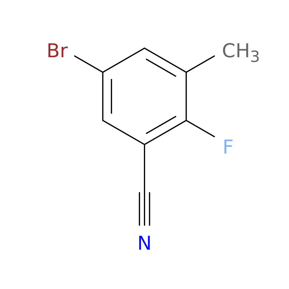 5-Bromo-2-fluoro-3-methylbenzonitrile