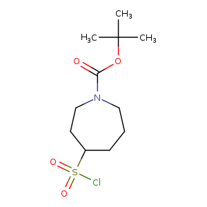 tert-Butyl 4-(chlorosulfonyl)azepane-1-carboxylate