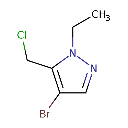 4-bromo-5-(chloromethyl)-1-ethyl-1H-pyrazole