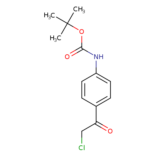 Carbamic acid, N-[4-(2-chloroacetyl)phenyl]-, 1,1-dimethylethyl ester