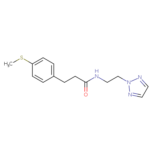 3-[4-(methylsulfanyl)phenyl]-N-[2-(2H-1,2,3-triazol-2-yl)ethyl]propanamide