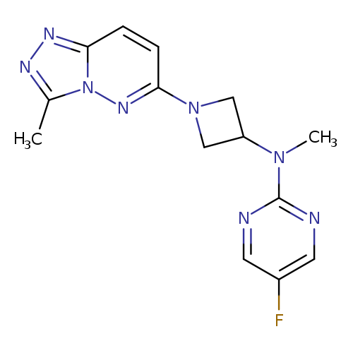 5-fluoro-N-methyl-N-(1-{3-methyl-[1,2,4]triazolo[4,3-b]pyridazin-6-yl}azetidin-3-yl)pyrimidin-2-amine