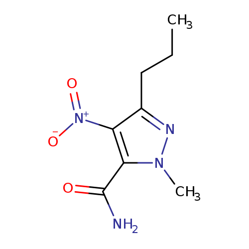1H-Pyrazole-5-carboxamide, 1-methyl-4-nitro-3-propyl-