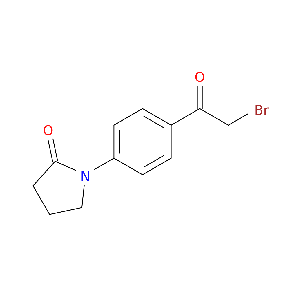 1-[4-(Bromoacetyl)phenyl]pyrrolidin-2-one