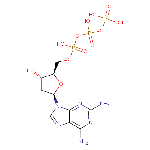 2-amino-2'-deoxyadenosine 5'-(tetrahydrogen triphosphate)