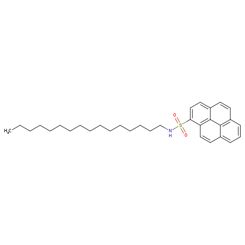 1-Pyrenesulfonamide, N-hexadecyl-