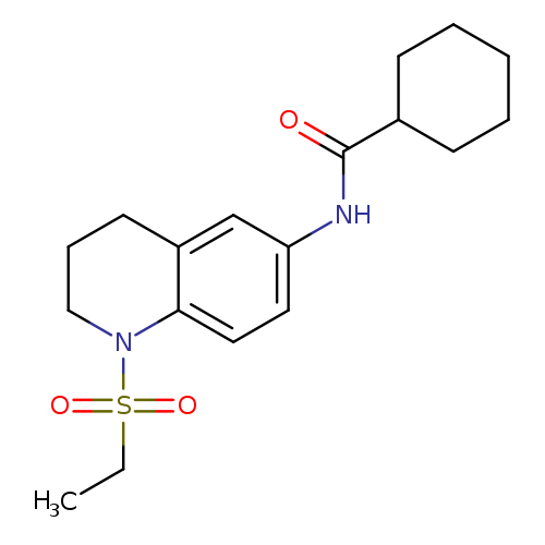 N-[1-(ethanesulfonyl)-1,2,3,4-tetrahydroquinolin-6-yl]cyclohexanecarboxamide