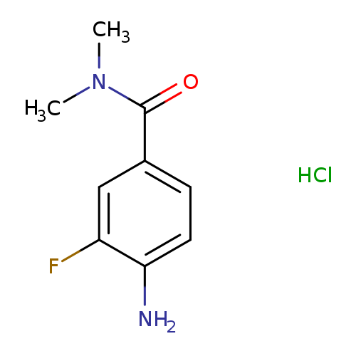 4-amino-3-fluoro-N,N-dimethylbenzamide hydrochloride