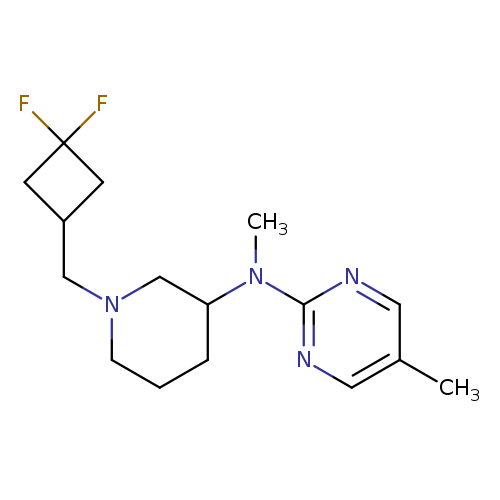 N-{1-[(3,3-difluorocyclobutyl)methyl]piperidin-3-yl}-N,5-dimethylpyrimidin-2-amine