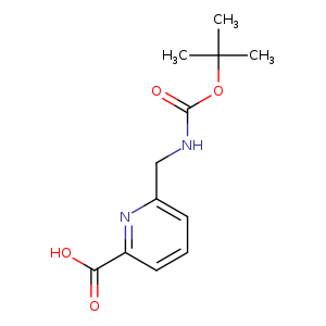 2-Pyridinecarboxylic acid,6-[[[(1,1-dimethylethoxy)carbonyl]amino]methyl]-