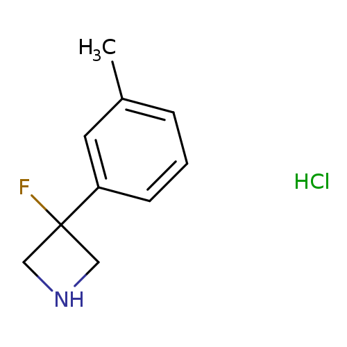 3-fluoro-3-(3-methylphenyl)azetidinehydrochloride
