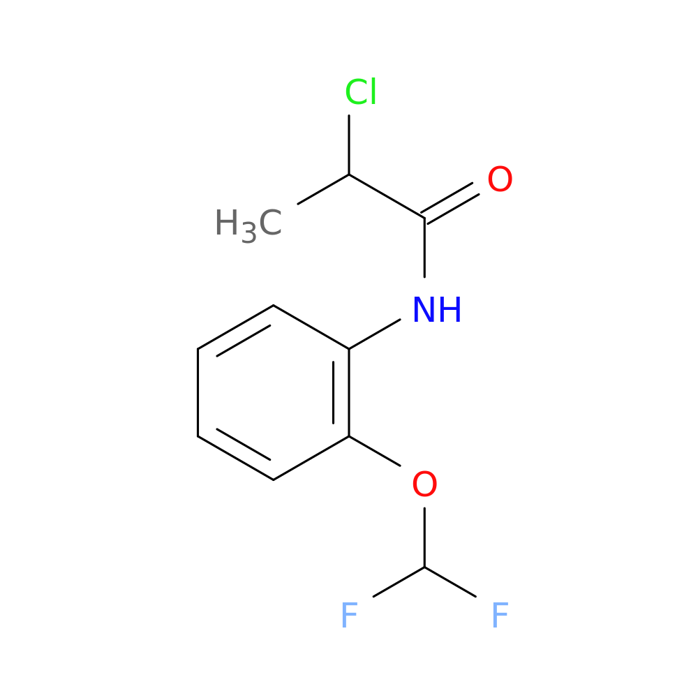 2-chloro-N-[2-(difluoromethoxy)phenyl]propanamide