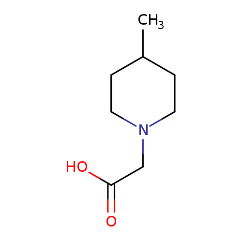 1-Piperidineaceticacid,4-methyl-(9CI)