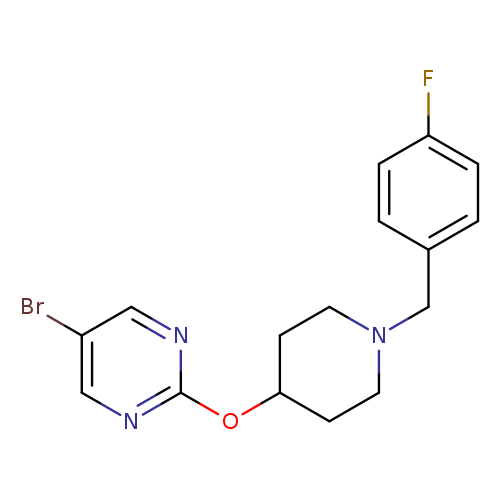 5-bromo-2-({1-[(4-fluorophenyl)methyl]piperidin-4-yl}oxy)pyrimidine