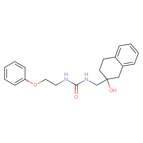3-[(2-hydroxy-1,2,3,4-tetrahydronaphthalen-2-yl)methyl]-1-(2-phenoxyethyl)urea