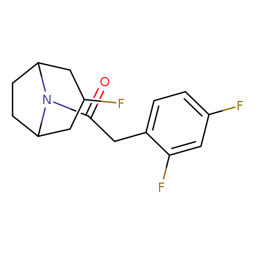 2-(2,4-difluorophenyl)-1-{3-fluoro-8-azabicyclo[3.2.1]octan-8-yl}ethan-1-one