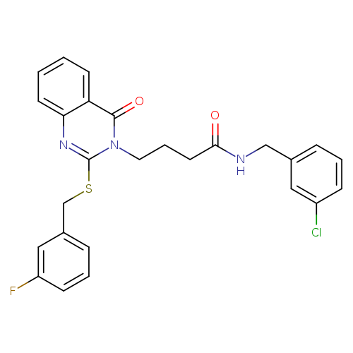 N-[(3-chlorophenyl)methyl]-4-(2-{[(3-fluorophenyl)methyl]sulfanyl}-4-oxo-3,4-dihydroquinazolin-3-yl)butanamide