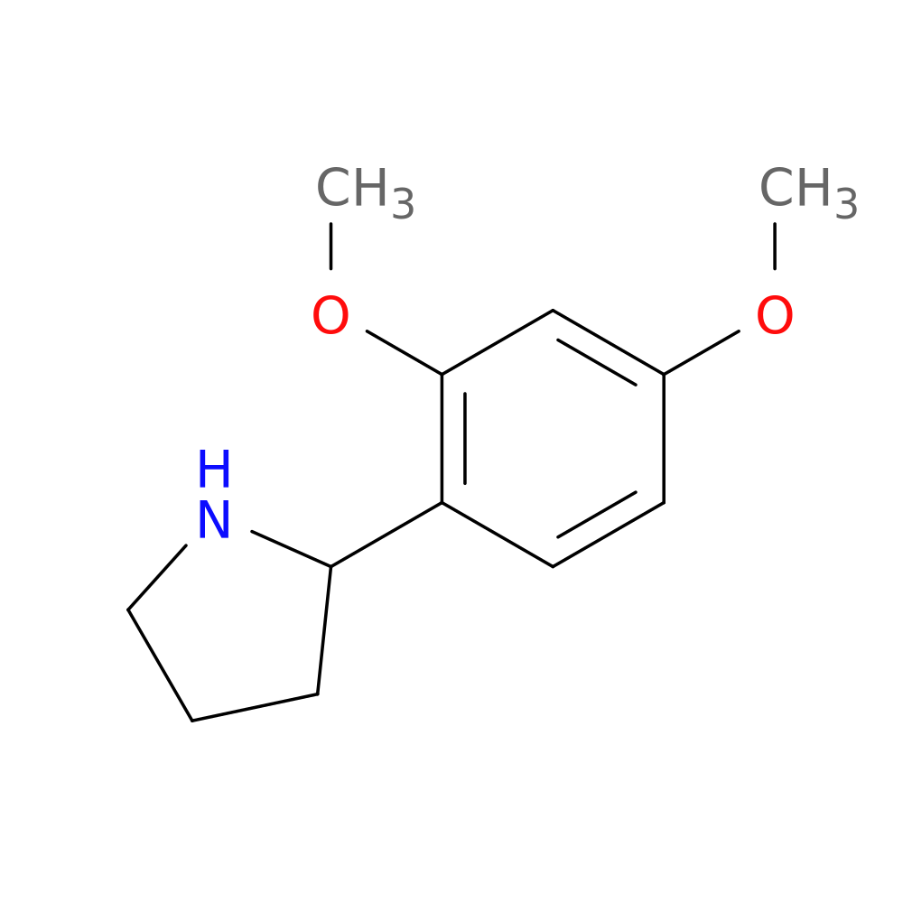 2-(2,4-Dimethoxyphenyl)pyrrolidine