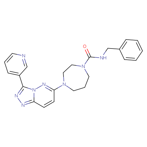 N-benzyl-4-[3-(pyridin-3-yl)-[1,2,4]triazolo[4,3-b]pyridazin-6-yl]-1,4-diazepane-1-carboxamide