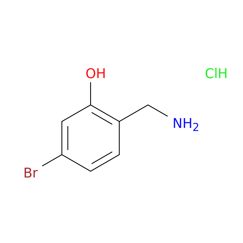 2-(aminomethyl)-5-bromophenol hydrochloride