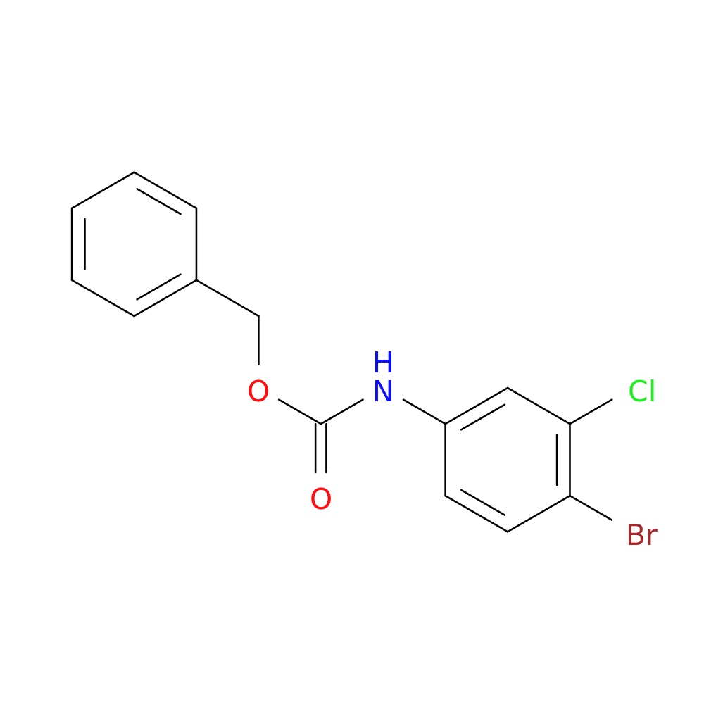 benzyl N-(4-bromo-3-chlorophenyl)carbamate