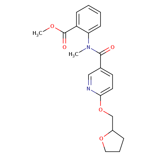 methyl 2-{N-methyl6-[(oxolan-2-yl)methoxy]pyridine-3-amido}benzoate