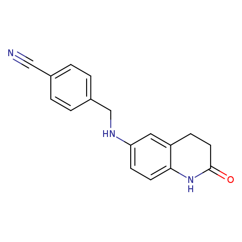 4-{[(2-oxo-1,2,3,4-tetrahydroquinolin-6-yl)amino]methyl}benzonitrile