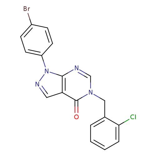 1-(4-bromophenyl)-5-[(2-chlorophenyl)methyl]-1H,4H,5H-pyrazolo[3,4-d]pyrimidin-4-one